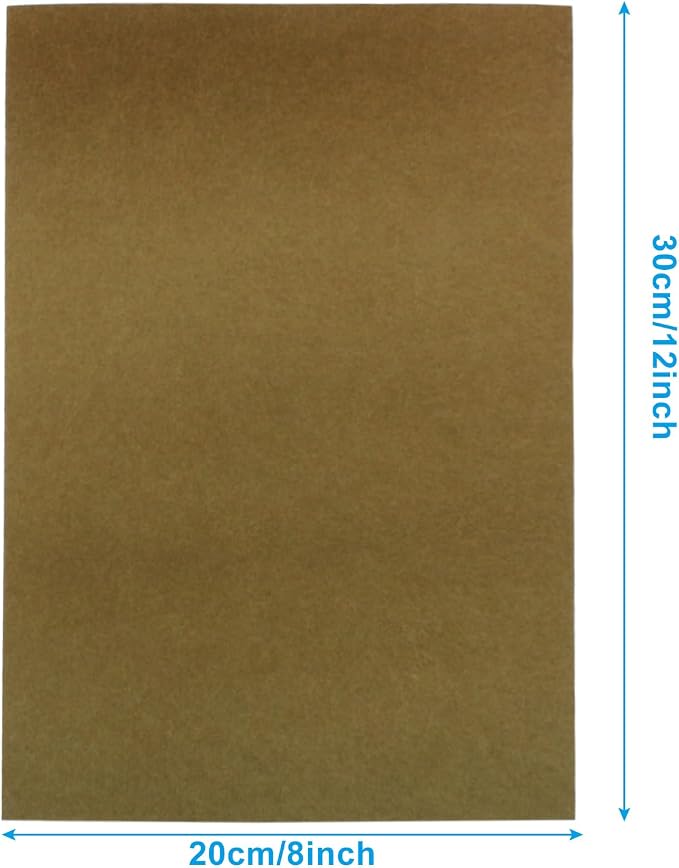 6 Pcs 8 x 12 Inch Brown Felt Sheets, 2mm Thick | Felt Fabric