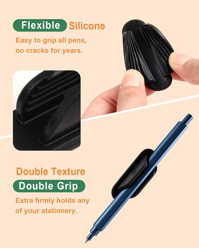 Tiizze Adhesive Pencil Holders for Desk Set of 20