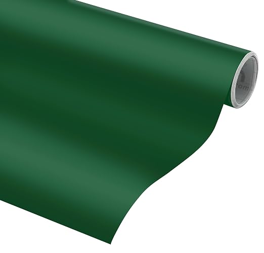 VViViD DECO65 Dark Green Matte Permanent Adhesive Craft Vinyl