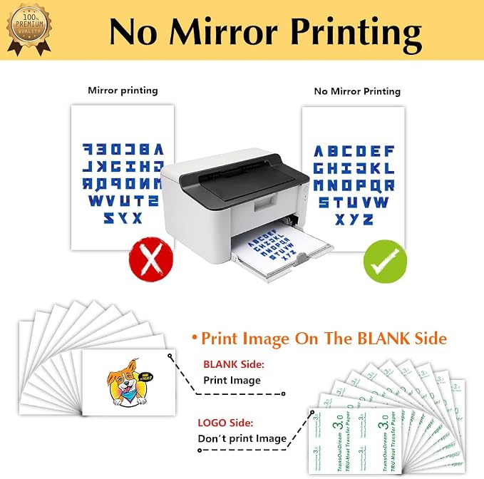 TransOurDream Iron on Heat Transfer Paper