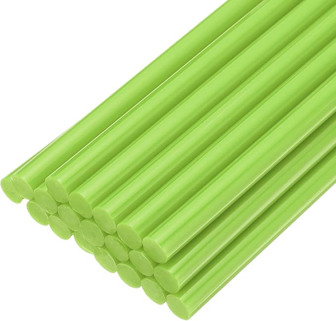 uxcell 20pcs Hot Glue Sticks for Glue Gun 7mm/0.28-inch x 8-inch Mini Hot Melt