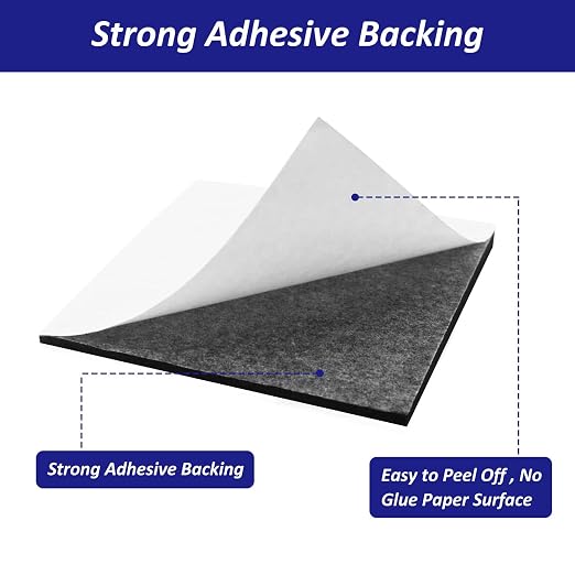 Foam Padding Sheets with Adhesive Backing
