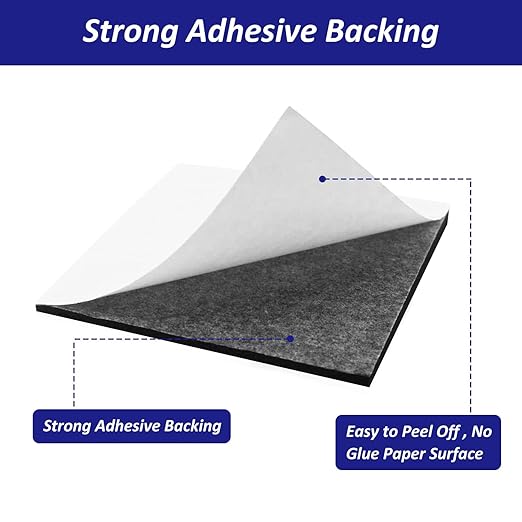 Foam Padding Sheets with Adhesive Backing
