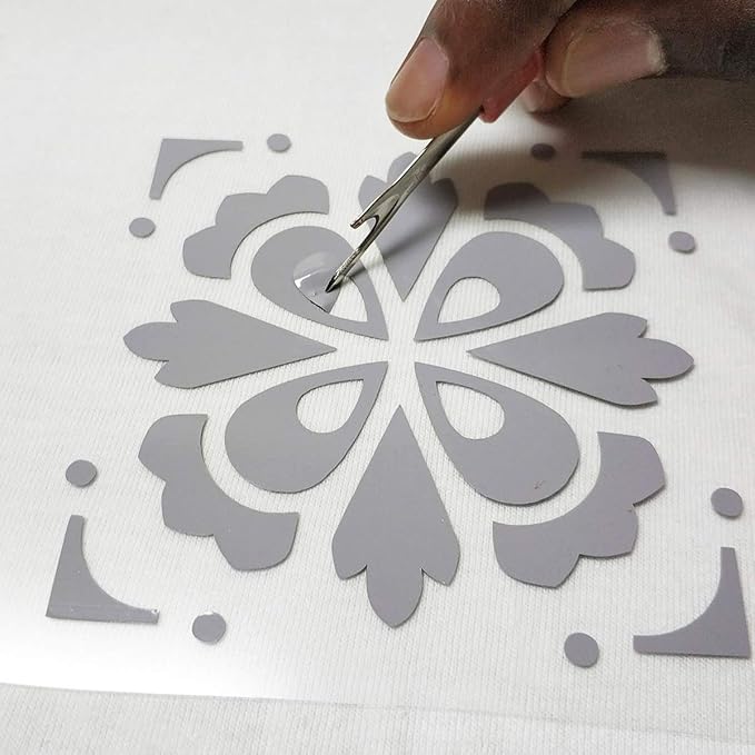 Guangyintong Heat Transfer Vinyl Gray HTV Rolls, Glossy Surface HTV