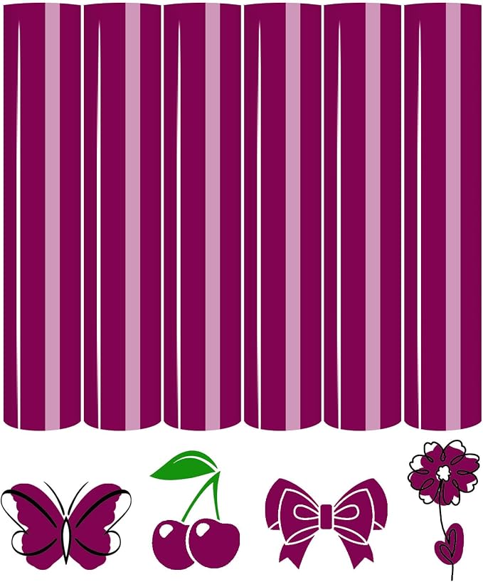 Tintnut Plum Purple Heat Transfer Vinyl, easy cut & weed, stretch washable
