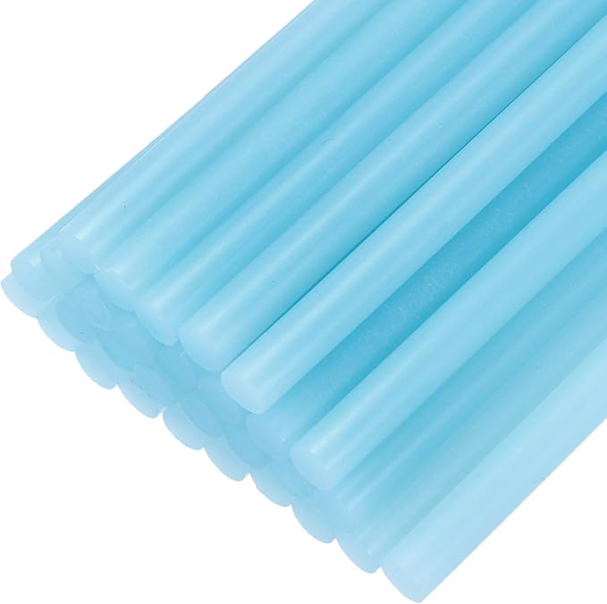 uxcell 30pcs 7mm x 100mm Mini Hot Glue Sticks