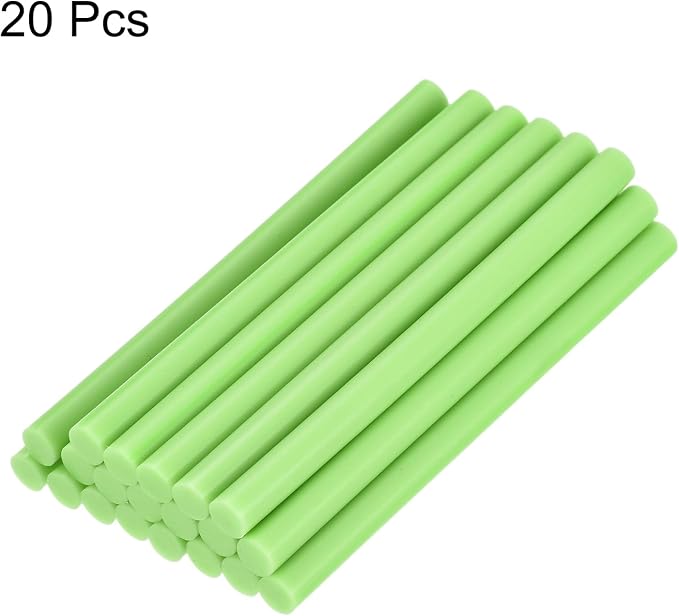 uxcell 20pcs Hot Glue Sticks for Glue Gun 7mm/0.27-inch x 4-inch Mini Hot Melt