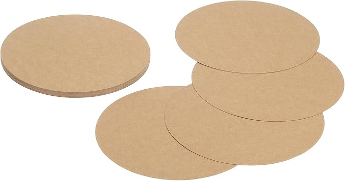 MECCANIXITY 24 Pcs Circle Card Stock, 5.9 Inch Round Cutouts Paper Thick