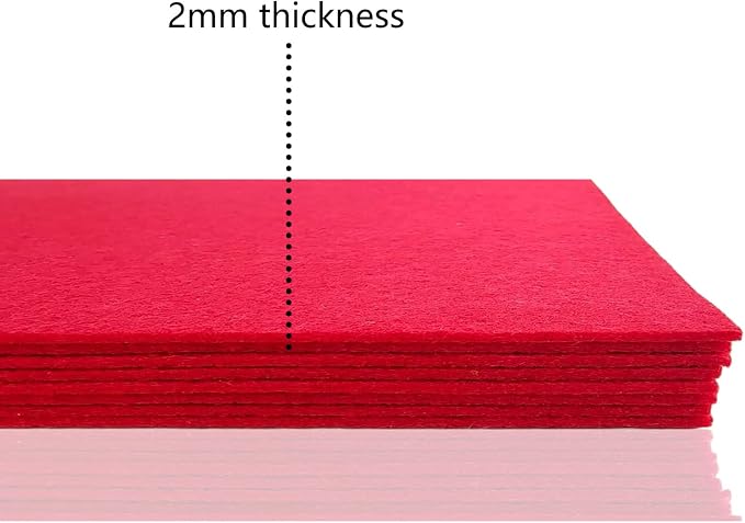 Jtnohx Stiff Felt, 2mm Thick Felt Sheets