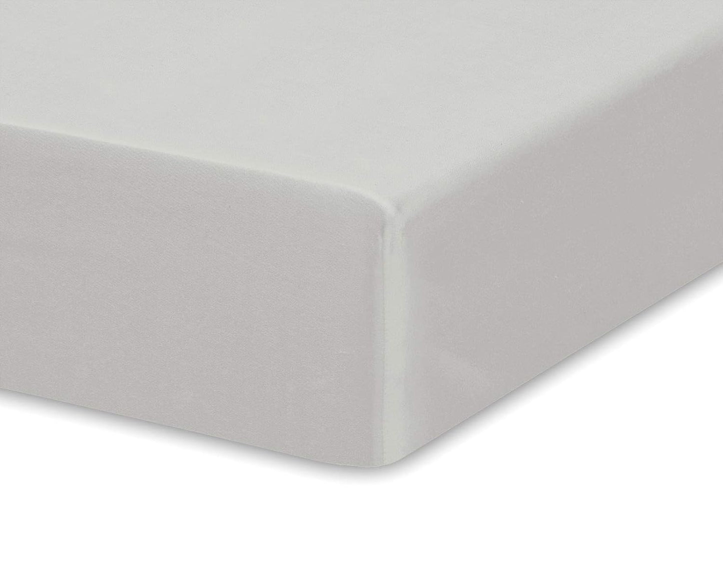 Crib Fitted Sheet by Pure Bamboo, Genuine 100% Organic Viscose Derived from Bamboo, Luxuriously Soft, Ultimate Cooling, Fits Standard Size Crib Mattress (Silver Pearl)