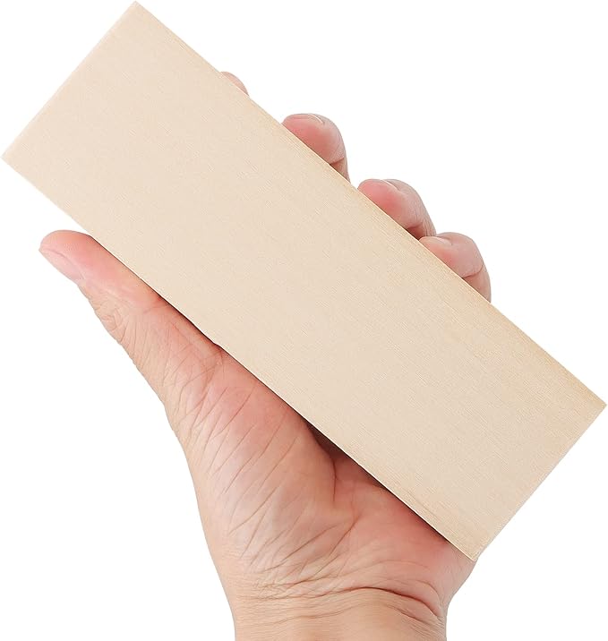 JOIKIT 15 Pack 6 x 2 x 2 Inches Basswood Carving Blocks, Kiln Dried Whittling