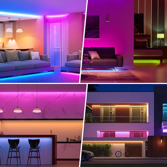 BTF-LIGHTING C04W RGBW PWM SMD FCOB (+ R G B W) 5PIN LED Strip 2.4GHz Tuya WiFi Group Controller Alexa Google Home Smartphone APP Control Compatible with WR01RF RC03RFB RC04RFB RC05RFB Remote