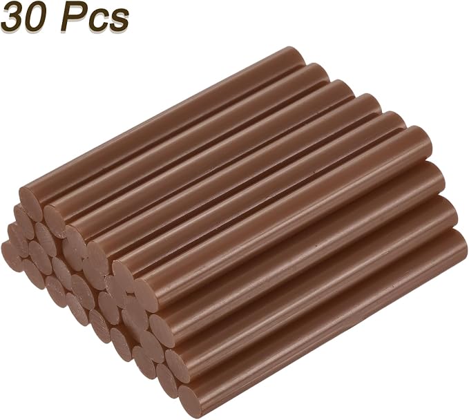 uxcell 30pcs 11mm x 100mm Mini Hot Glue Gun Sticks 4-inch x 0.43-inch High