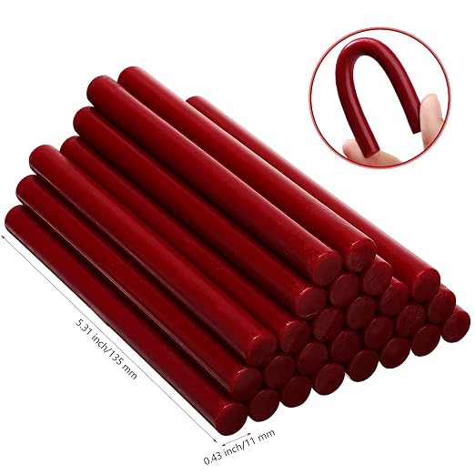 Nuanchu 26 Pieces Glue Gun Sealing Wax Sticks