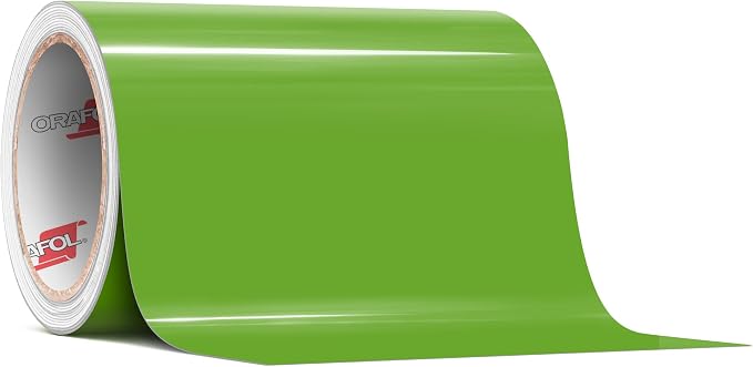 ORACAL 651 Gloss Lime Tree Green Permanent Vinyl Tape Roll – Premium Adhesive