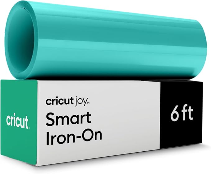 Cricut Smart Iron On for Joy Machine, Bright Teal | HTV Heat Transfer Vinyl