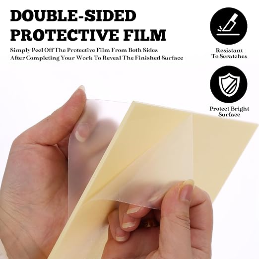 12 Pcs Acrylic Sheets 8 x 8 Inch Colored Cast Acrylic Panels, Opaque Plastic