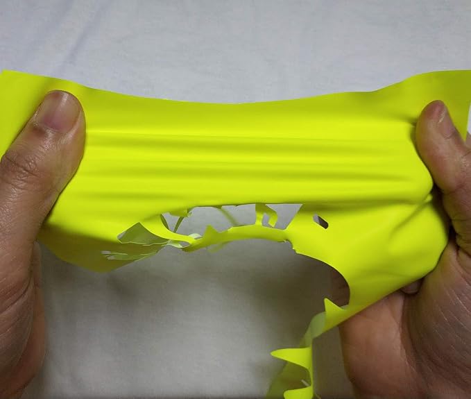 FUNKAKA Neon Yellow HTV Heat Transfer Vinyl Rolls, Stretchy PU HTV Vinyl