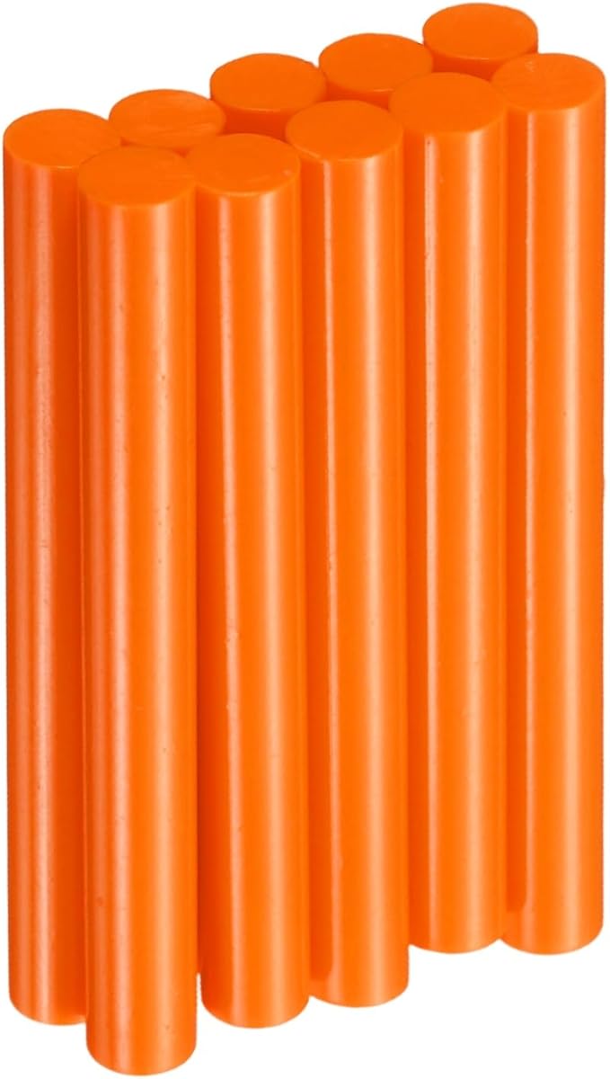 HARFINGTON 10pcs Hot Glue Sticks 0.43" Dia x 3.94" Long EVA Mini Hot Melt