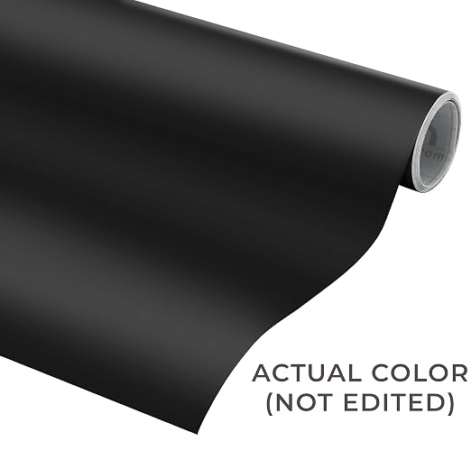 VViViD Black Matte DECO65 Permanent Adhesive Craft Vinyl