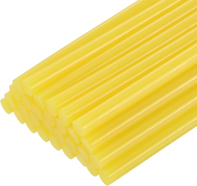 uxcell 30pcs Full Size Hot Glue Gun Sticks 8-inch x 0.27-inch High Sticky Small