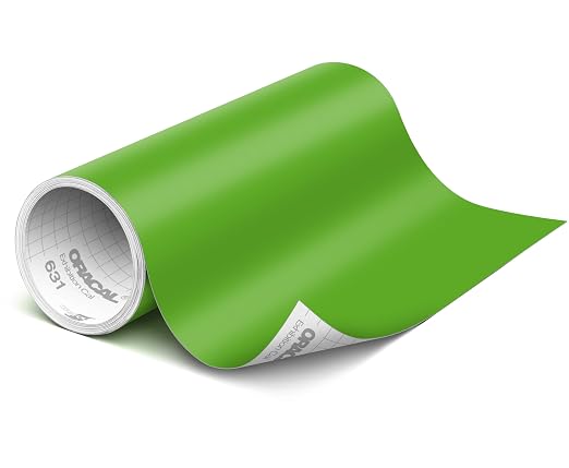 ORACAL 631 Matte Lime-Tree Green Vinyl Durable Roll Easy to Weed Permanent
