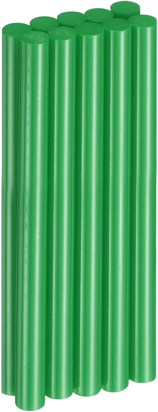 HARFINGTON 10pcs Hot Glue Sticks 0.43" Dia x 5.91" Long EVA Mini Hot Melt