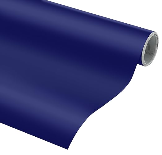 VViViD DECO65 Dark Blue Matte Permanent Adhesive Craft Vinyl