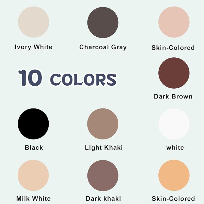 HTVRONT Skin Tone HTV Vinyl Heat Transfer Vinyl -13 Pack Brown HTV Sheets | 13