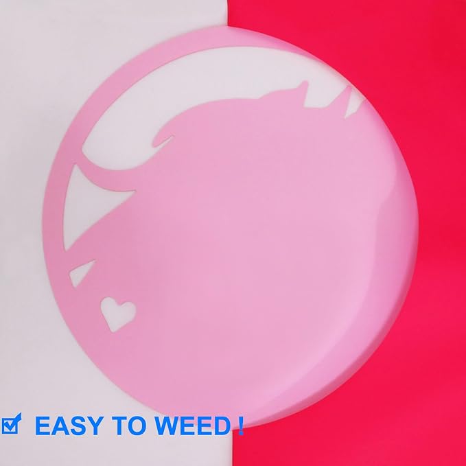 FUNKAKA Neon Red Heat Transfer Vinyl HTV Rolls