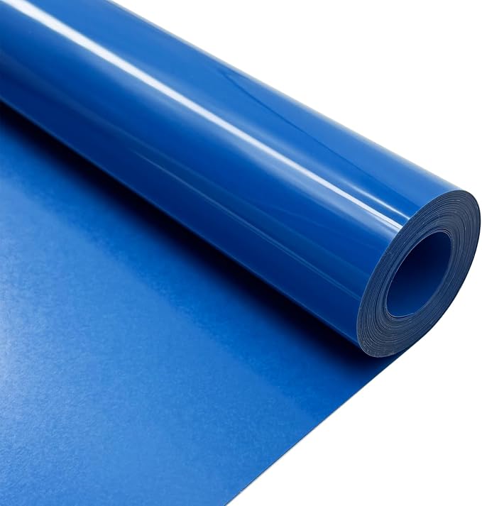 Lake Blue Heat Transfer Vinyl HTV Roll Matte PU 12" x 15 ft. | Easy to Cut