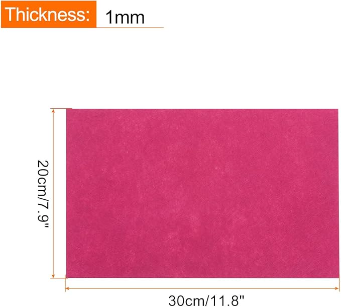 MECCANIXITY Adhesive Felt Sheets, Felt Fabric Crafts Back Adhesive Felt Sheets