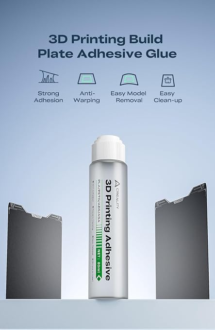 Creality 3D Printer Bed Adhesive 80ml, 3D Printer Glue