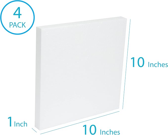 Silverlake 10x10x1 Craft Foam Squares