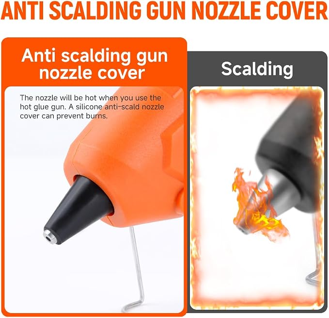 Hoteche 100W Hot Glue Gun Fast Preheating Glue Gun