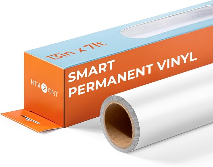 HTVRONT Smart Permanent Vinyl, No Cutting Mat Needed,