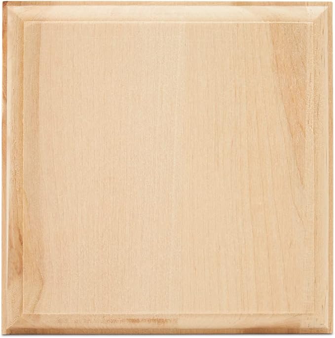 Unfinished Wooden Coasters 4.7", by Woodpeckers