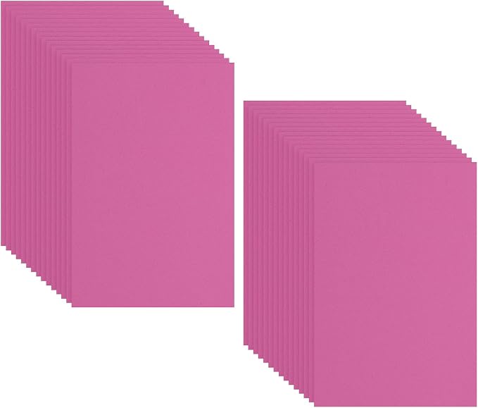 PATIKIL 30 Pack EVA Foam Sheets, Rose Red