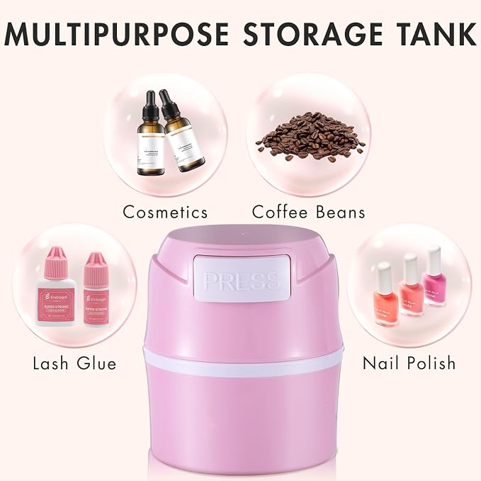 Eyelash Glue Storage Container Tank