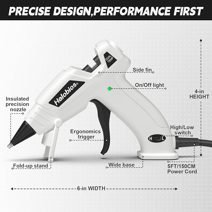 Halobios Mini Dual Temp Hot Glue Gun