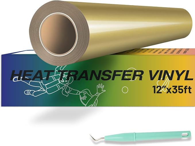 HTVRONT HTV Vinyl Rolls Heat Transfer Vinyl