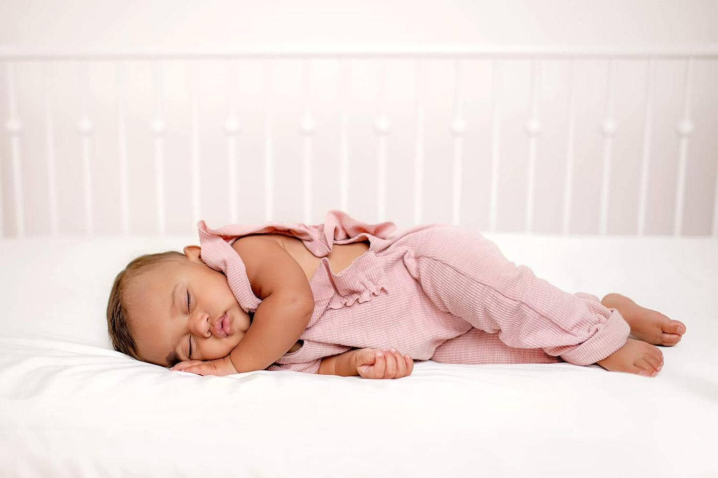 Crib Fitted Sheet by Pure Bamboo, Genuine 100% Organic Viscose Derived from Bamboo, Luxuriously Soft, Ultimate Cooling, Fits Standard Size Crib Mattress (Sand)
