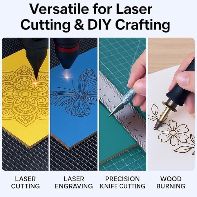 8 Pack Pre-Painted Colored Plywood Sheets, DIY Crafts, Models Making