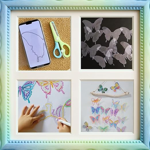 20PCS Clear Plastic Sheet, A4 PVC Flexible Plastic Board Transparent Acrylic