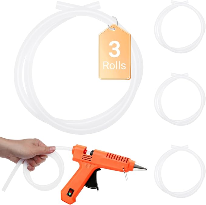 3 Pack Long Hot Glue Stick Rolls