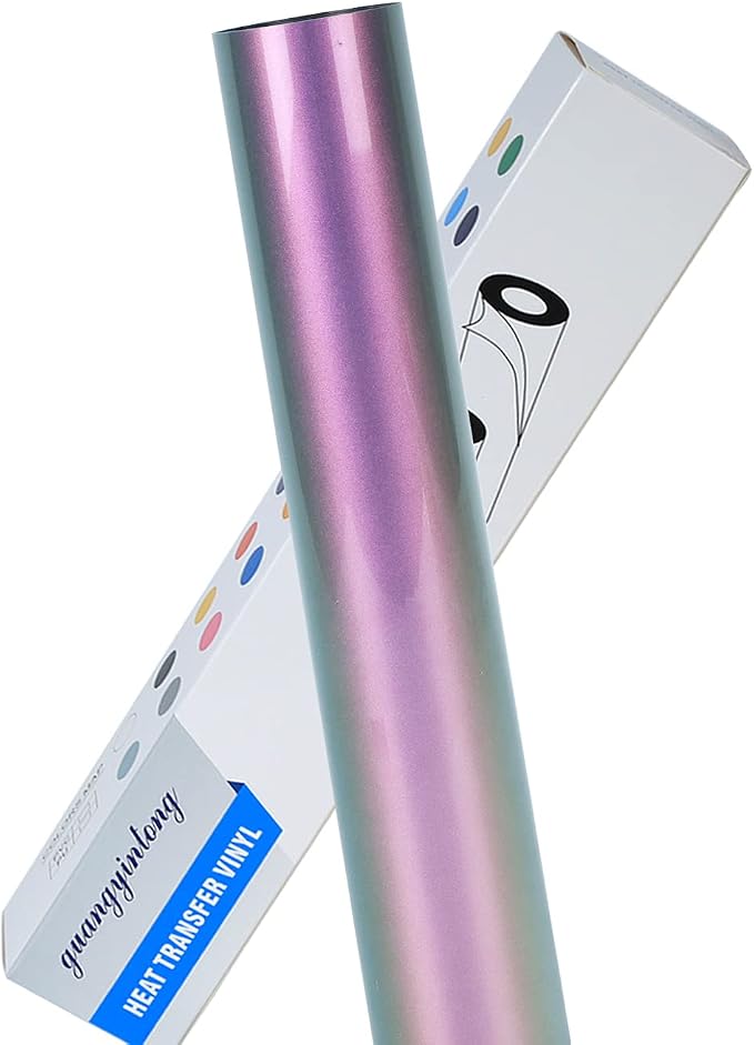 Guangyintong Chameleon HTV Rolls, Changing Color Heat Transfer Vinyl