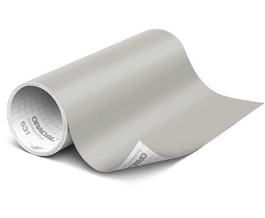 ORACAL 631 Matte Warm Grey Vinyl Durable Roll Easy to Weed Permanent Adhesive