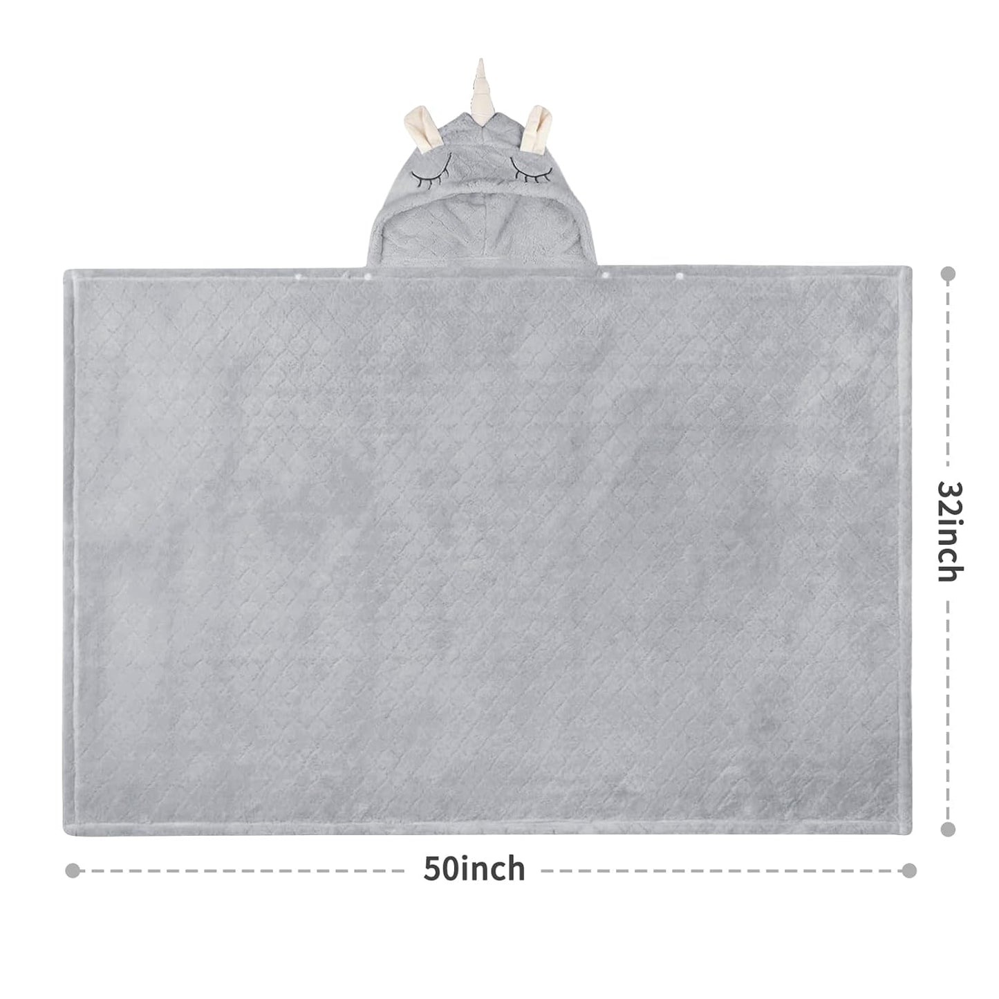 Toddler Bath Towel Hooded Kids Towels Baby Bath Towels for Boy Girl 0-5 Year, 2-Pack Thick Absorbent Toddler Towels with Hood Kids Bath Towel, Large 50''x32'' Baby Hooded Towel for Kids
