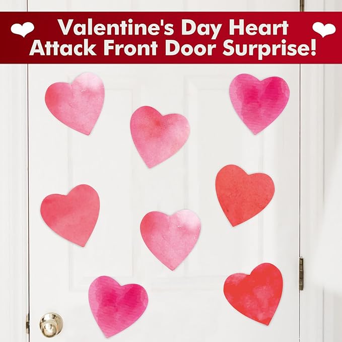 90 Pieces Heart Cutouts Paper Hearts Heart Shape Cards 5.5 Inches Large