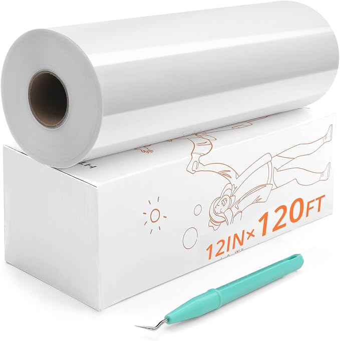 HTVRONT White HTV Heat Transfer Vinyl